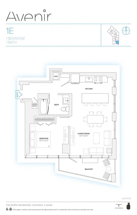 the floor plan of the apartment